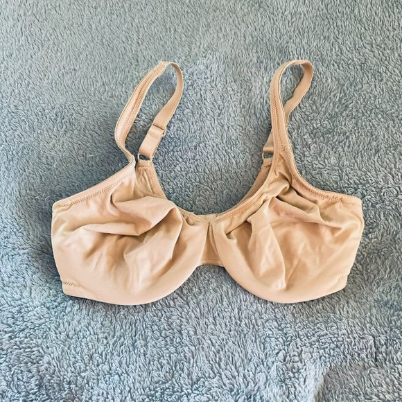 Barely Breezies Other - Barely Breezies Nude Neutral Beige Tan Bra Size 44B